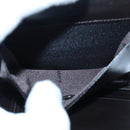 FENDI Zucca Canvas Wallet Black Brown Auth yk13705A-21