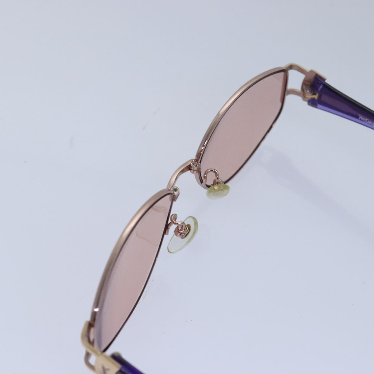 SAINT LAURENT Sunglasses Purple Auth yk13718