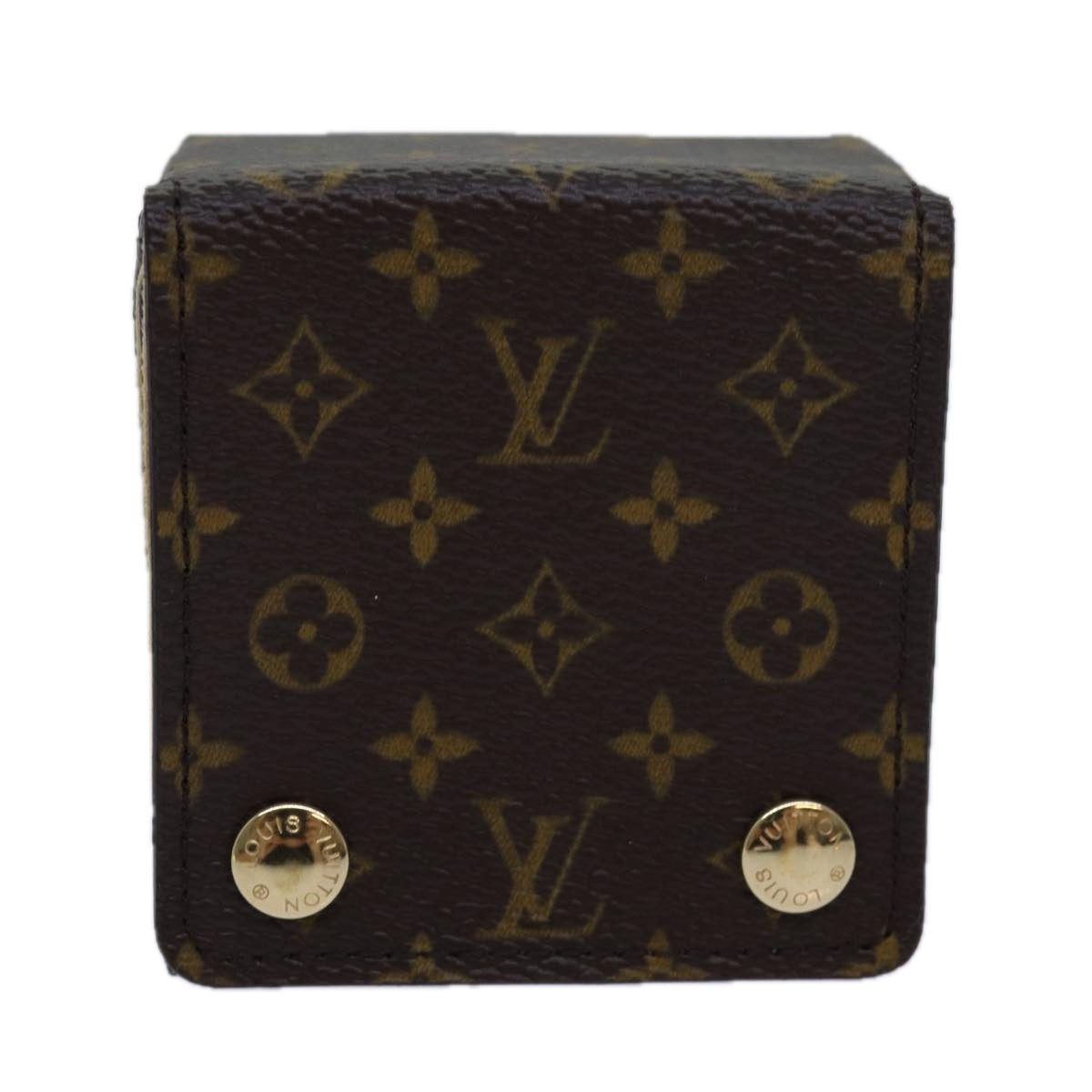 LOUIS VUITTON Monogram Jewelry Case LV Auth yk13734