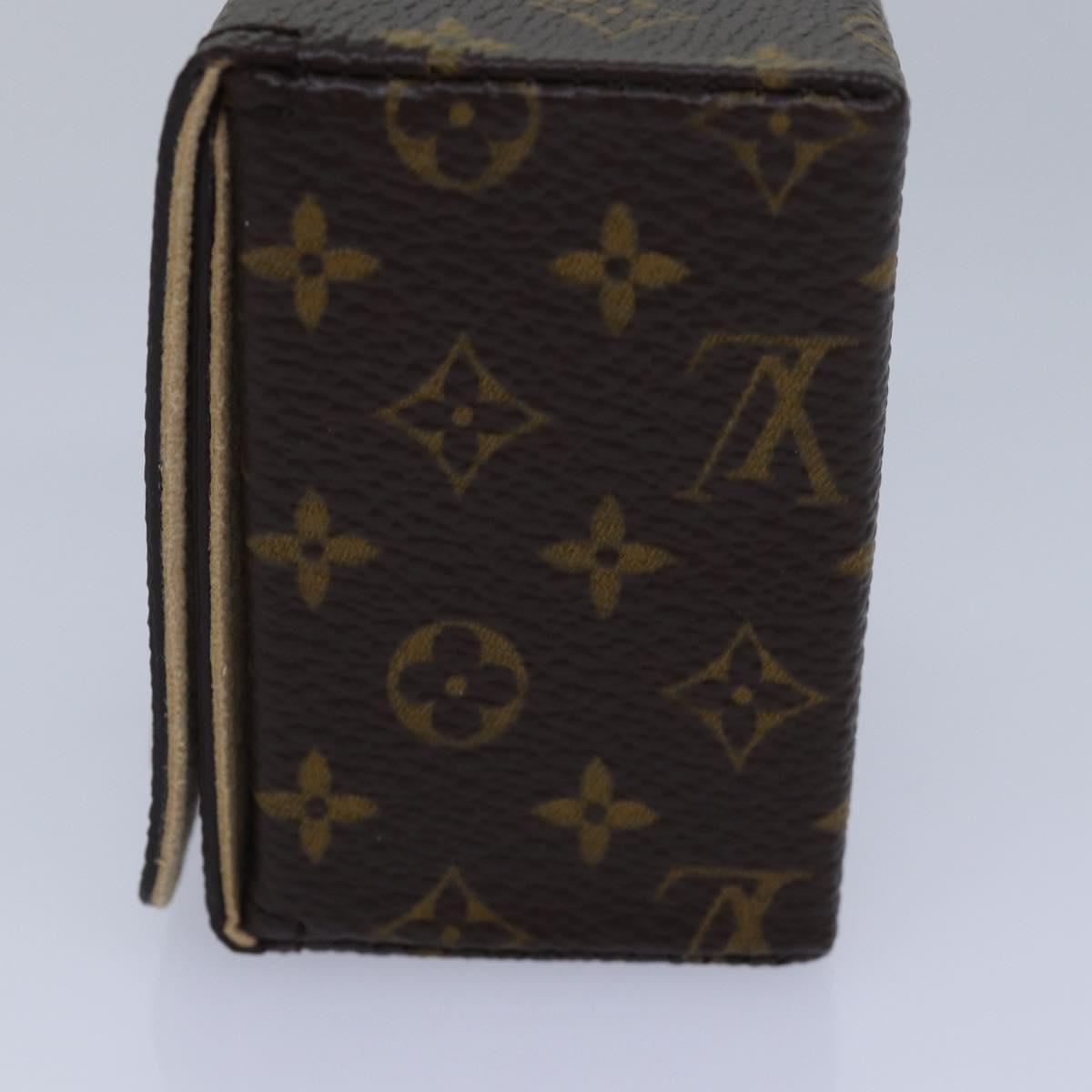 LOUIS VUITTON Monogram Jewelry Case LV Auth yk13734