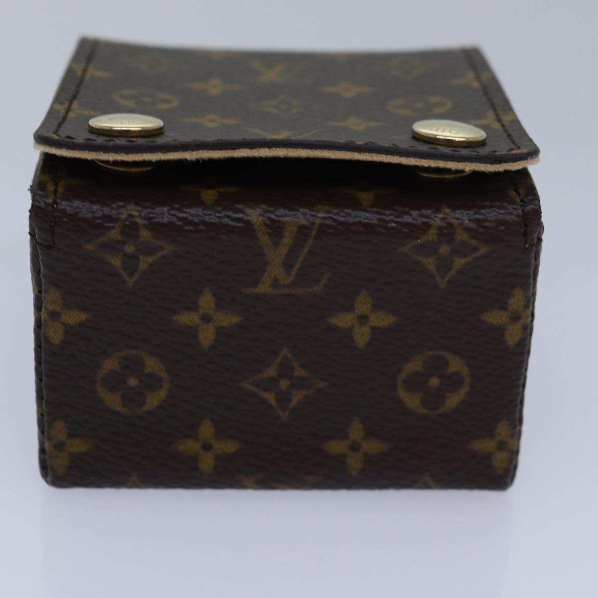 LOUIS VUITTON Monogram Jewelry Case LV Auth yk13734