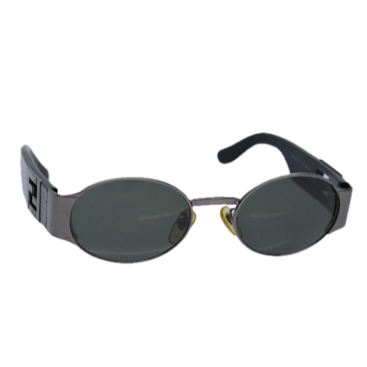 FENDI Sunglasses Black Auth yk13786