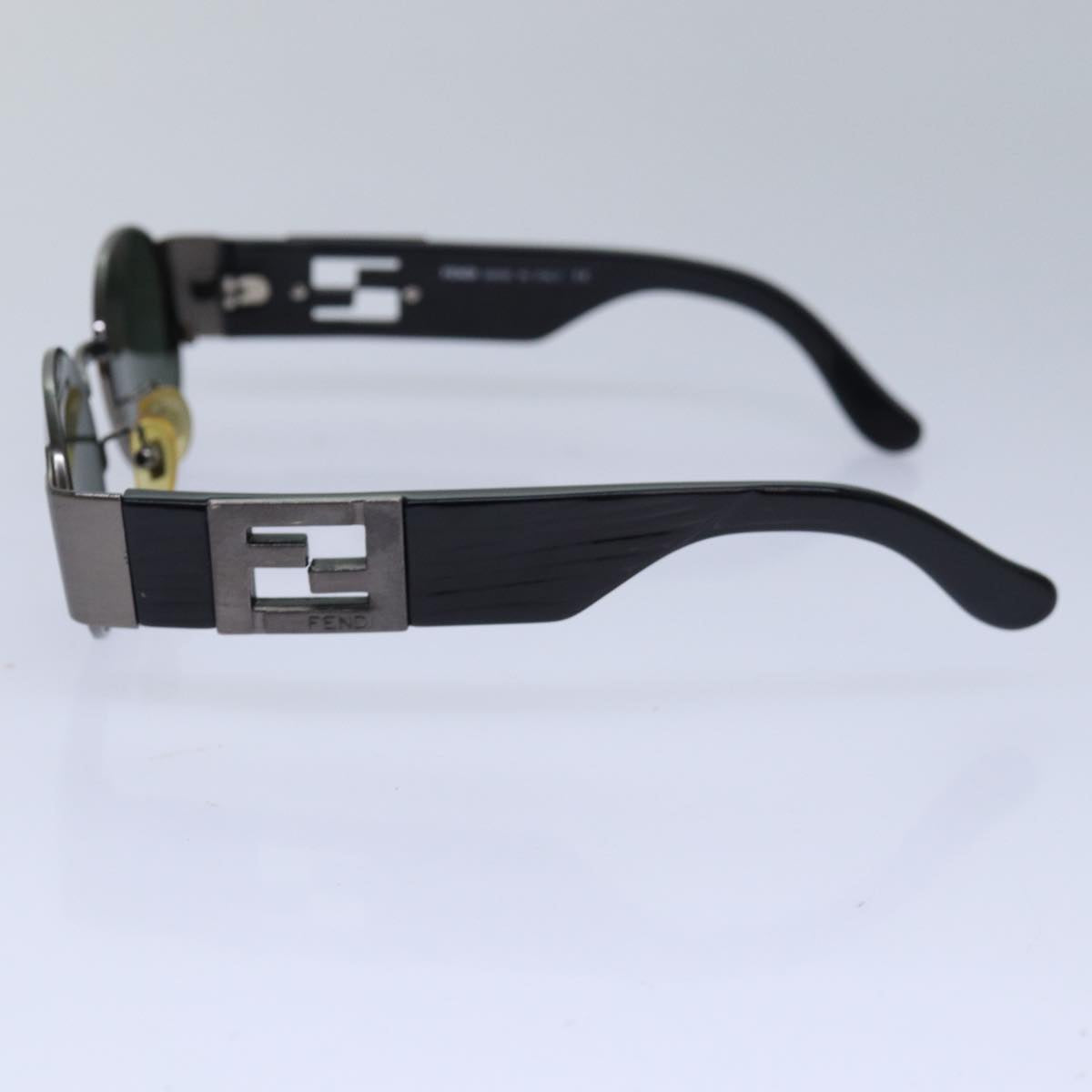 FENDI Sunglasses Black Auth yk13786