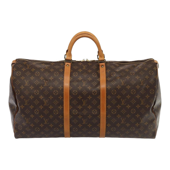 LOUIS VUITTON Monogram Keepall 60 Boston Bag M41422 LV Auth yk13805