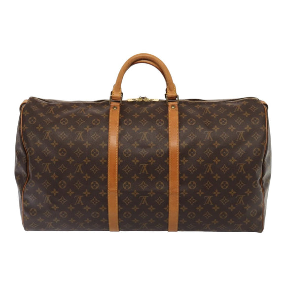 LOUIS VUITTON Monogram Keepall 60 Boston Bag M41422 LV Auth yk13805