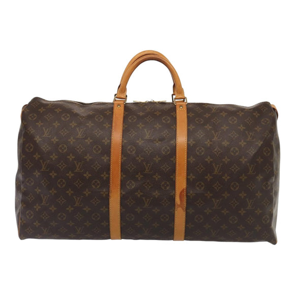 LOUIS VUITTON Monogram Keepall 60 Boston Bag M41422 LV Auth yk13831