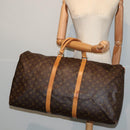 LOUIS VUITTON Monogram Keepall 60 Boston Bag M41422 LV Auth yk13831-21