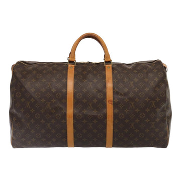 LOUIS VUITTON Monogram Keepall 60 Boston Bag M41422 LV Auth yk13831 - 0