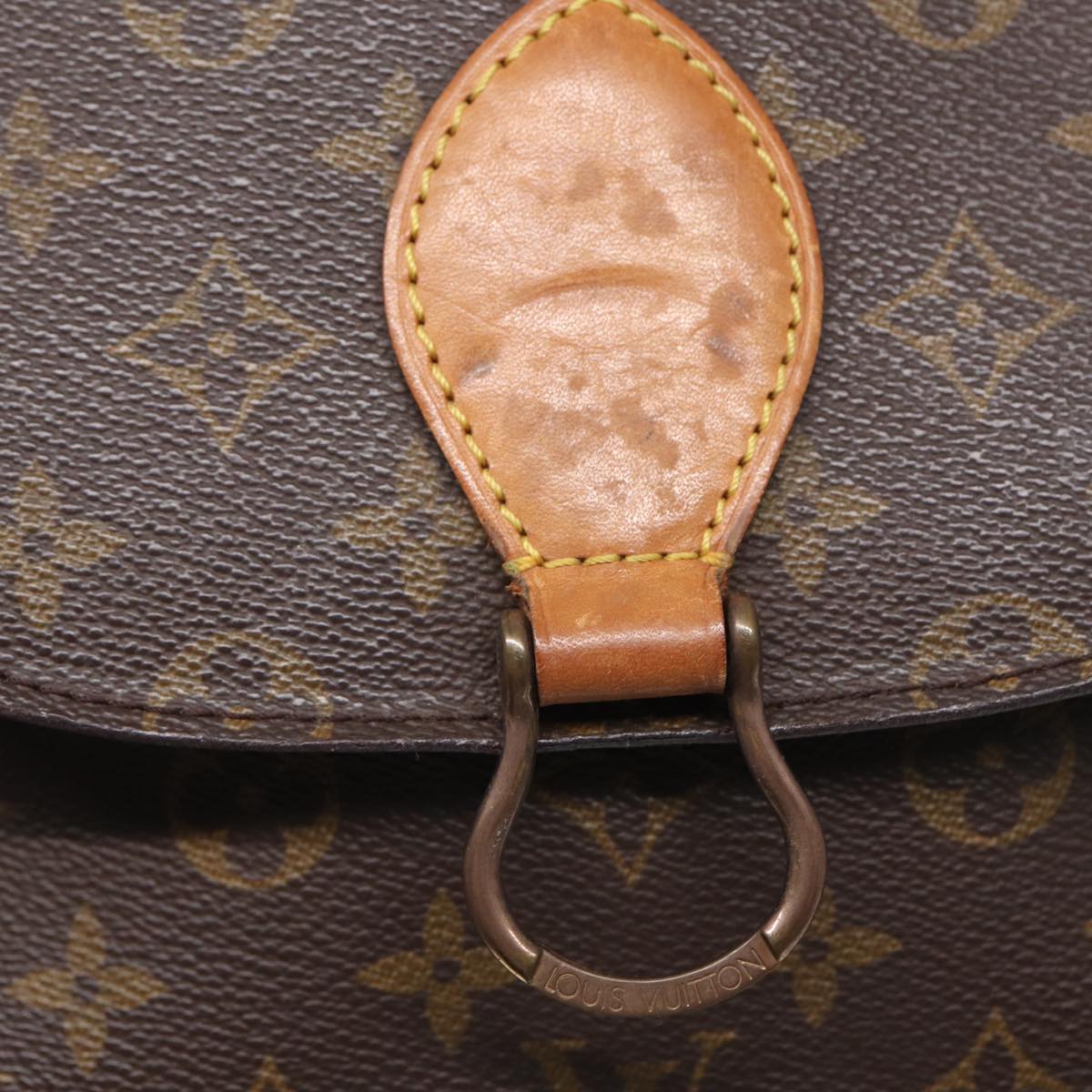 LOUIS VUITTON Monogram Saint Cloud GM Shoulder Bag M51242 LV Auth yk13835