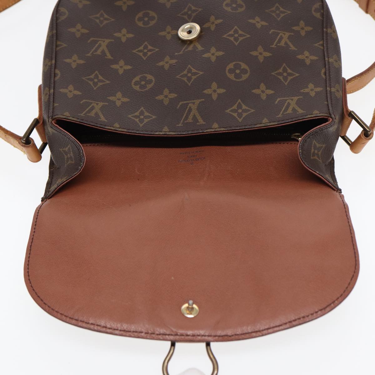 LOUIS VUITTON Monogram Saint Cloud GM Shoulder Bag M51242 LV Auth yk13835