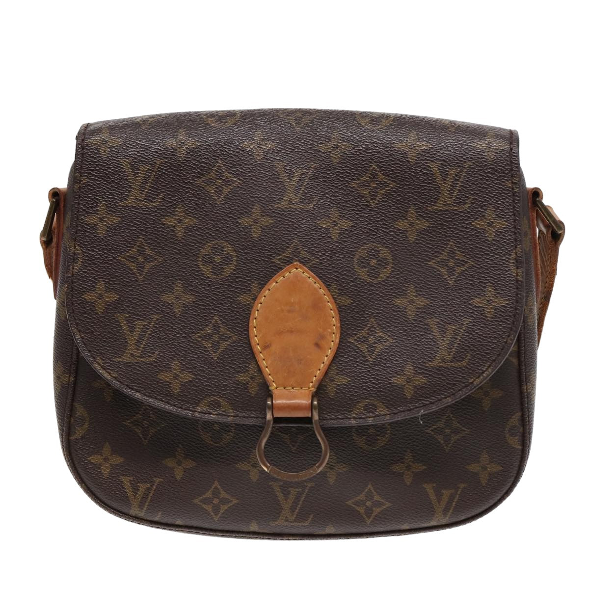 LOUIS VUITTON Monogram Saint Cloud GM Shoulder Bag M51242 LV Auth yk13835