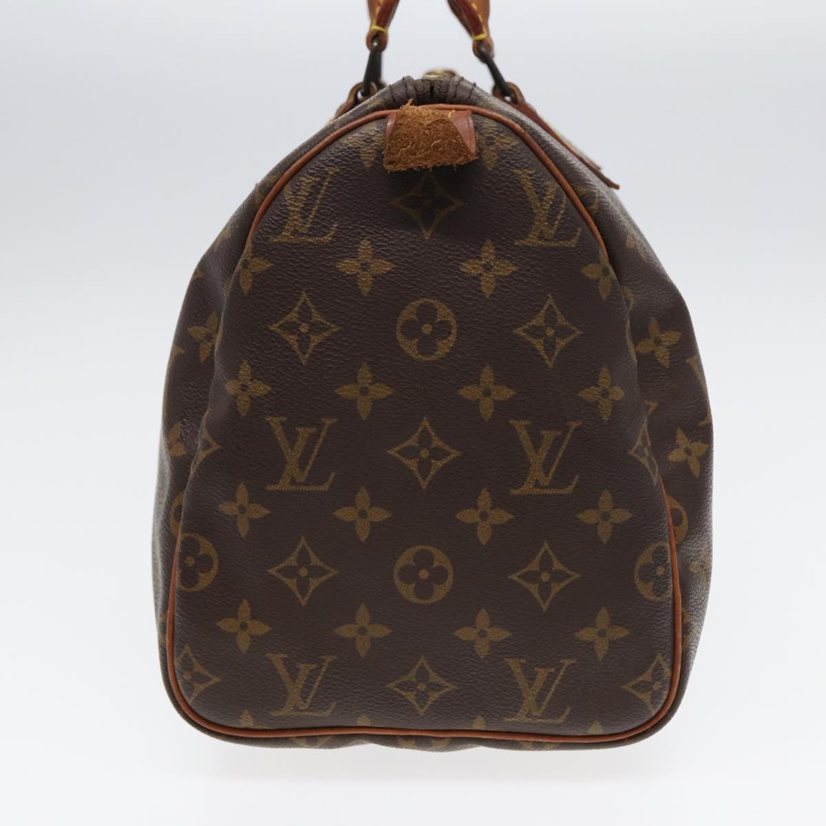 LOUIS VUITTON Monogram Speedy 30 Hand Bag M41526 LV Auth yk13839