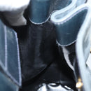 Salvatore Ferragamo Gancini Shoulder Bag Suede Navy Auth yk13840-19