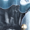 Salvatore Ferragamo Gancini Shoulder Bag Suede Navy Auth yk13840-20