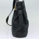 Salvatore Ferragamo Gancini Shoulder Bag Suede Navy Auth yk13840-4