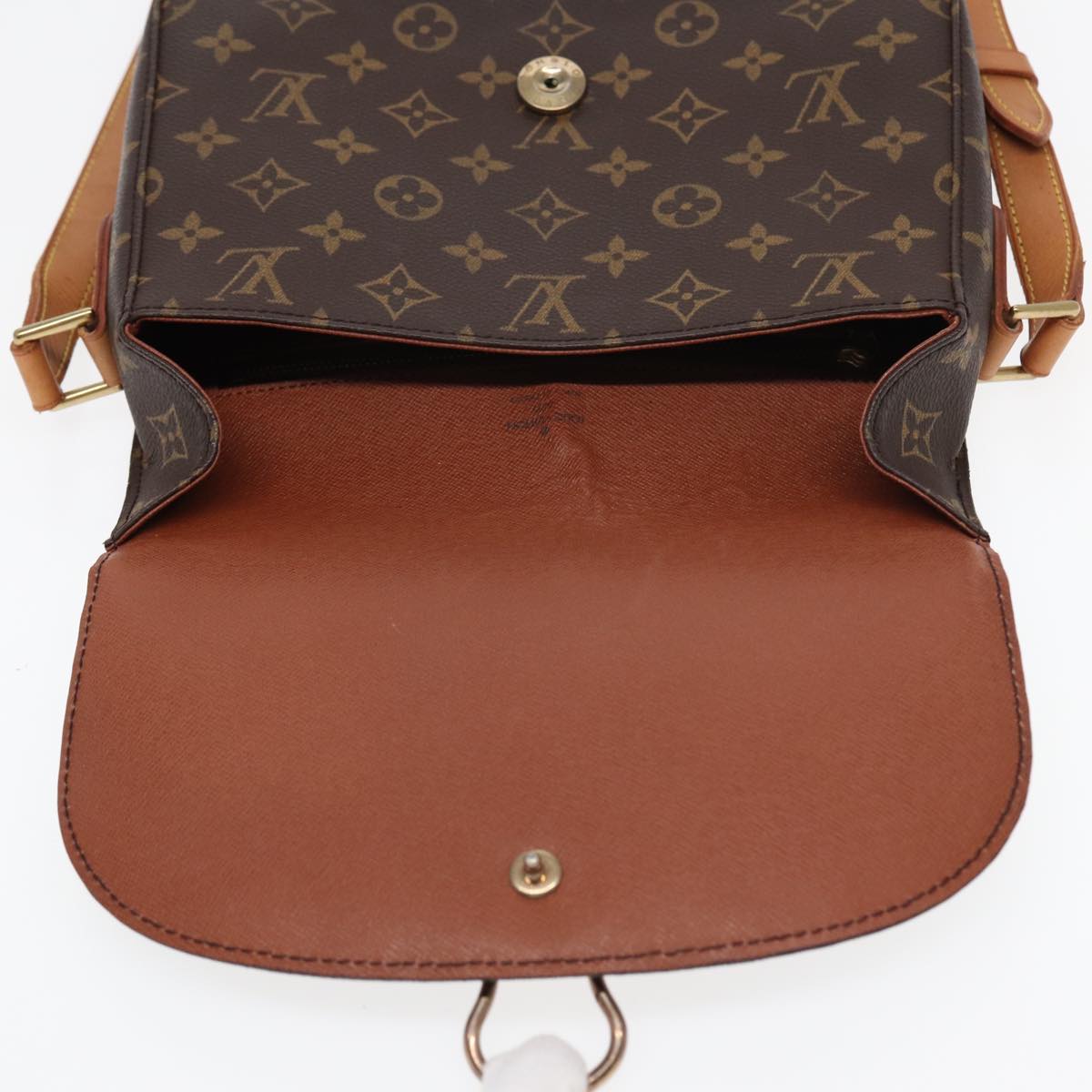 LOUIS VUITTON Monogram Saint Cloud GM Shoulder Bag M51242 LV Auth yk13842