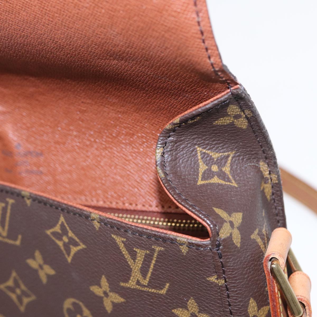 LOUIS VUITTON Monogram Saint Cloud GM Shoulder Bag M51242 LV Auth yk13842