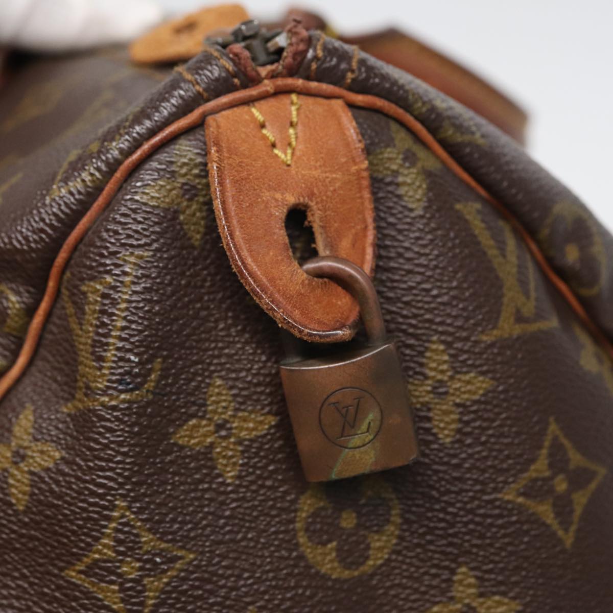 LOUIS VUITTON Monogram Speedy 40 Hand Bag Vintage M41522 LV Auth yk13848