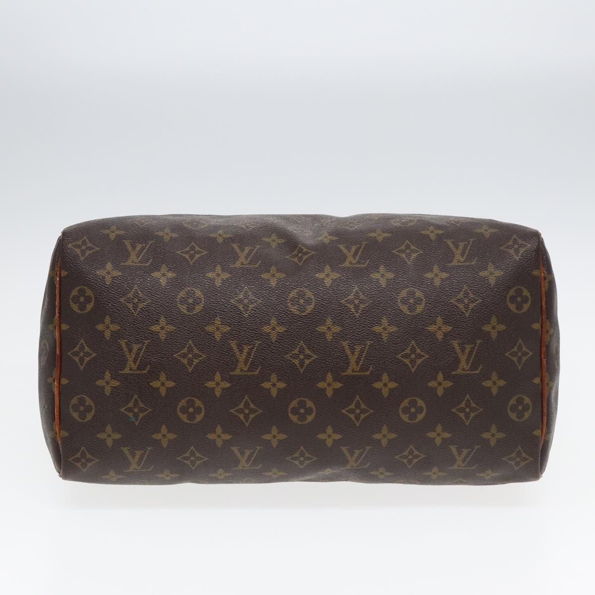 LOUIS VUITTON Monogram Speedy 35 Hand Bag M41524 LV Auth yk13849