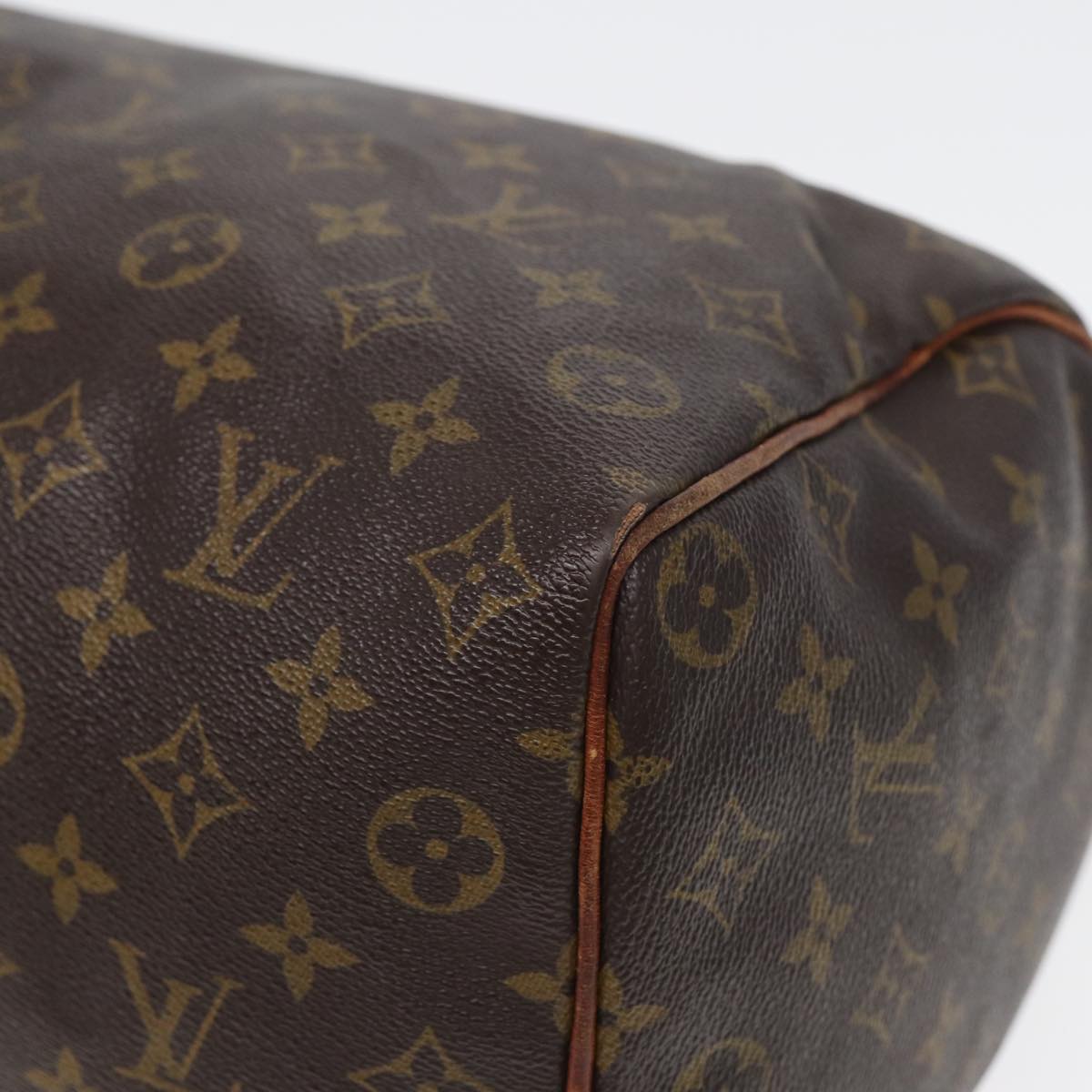 LOUIS VUITTON Monogram Speedy 35 Hand Bag M41524 LV Auth yk13849