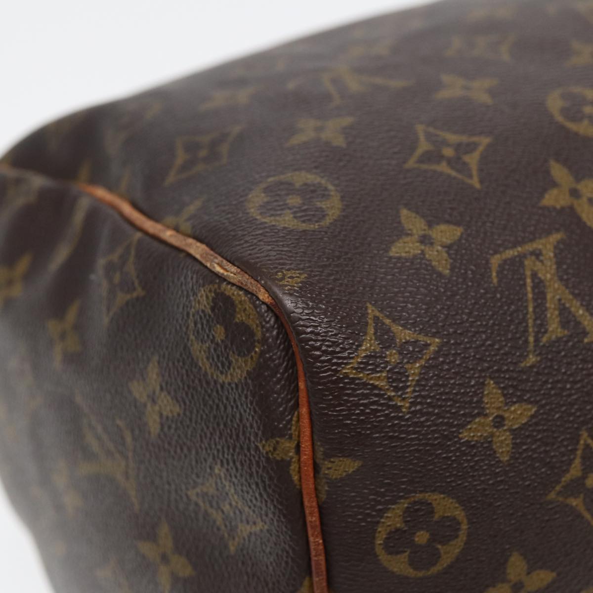 LOUIS VUITTON Monogram Speedy 35 Hand Bag M41524 LV Auth yk13849