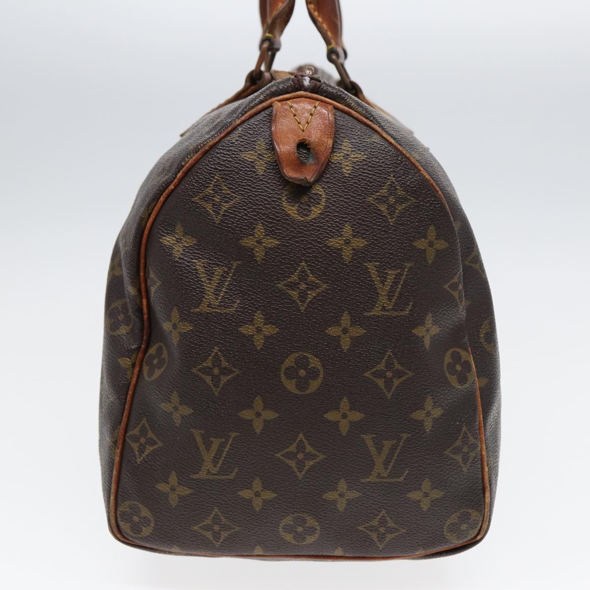 LOUIS VUITTON Monogram Speedy 35 Hand Bag M41524 LV Auth yk13849