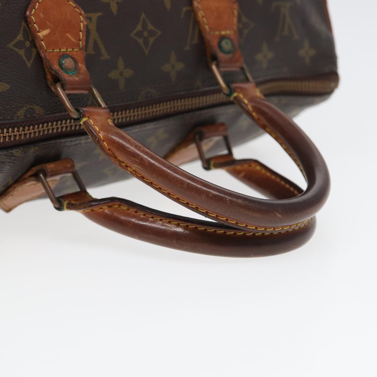 LOUIS VUITTON Monogram Speedy 35 Hand Bag M41524 LV Auth yk13849