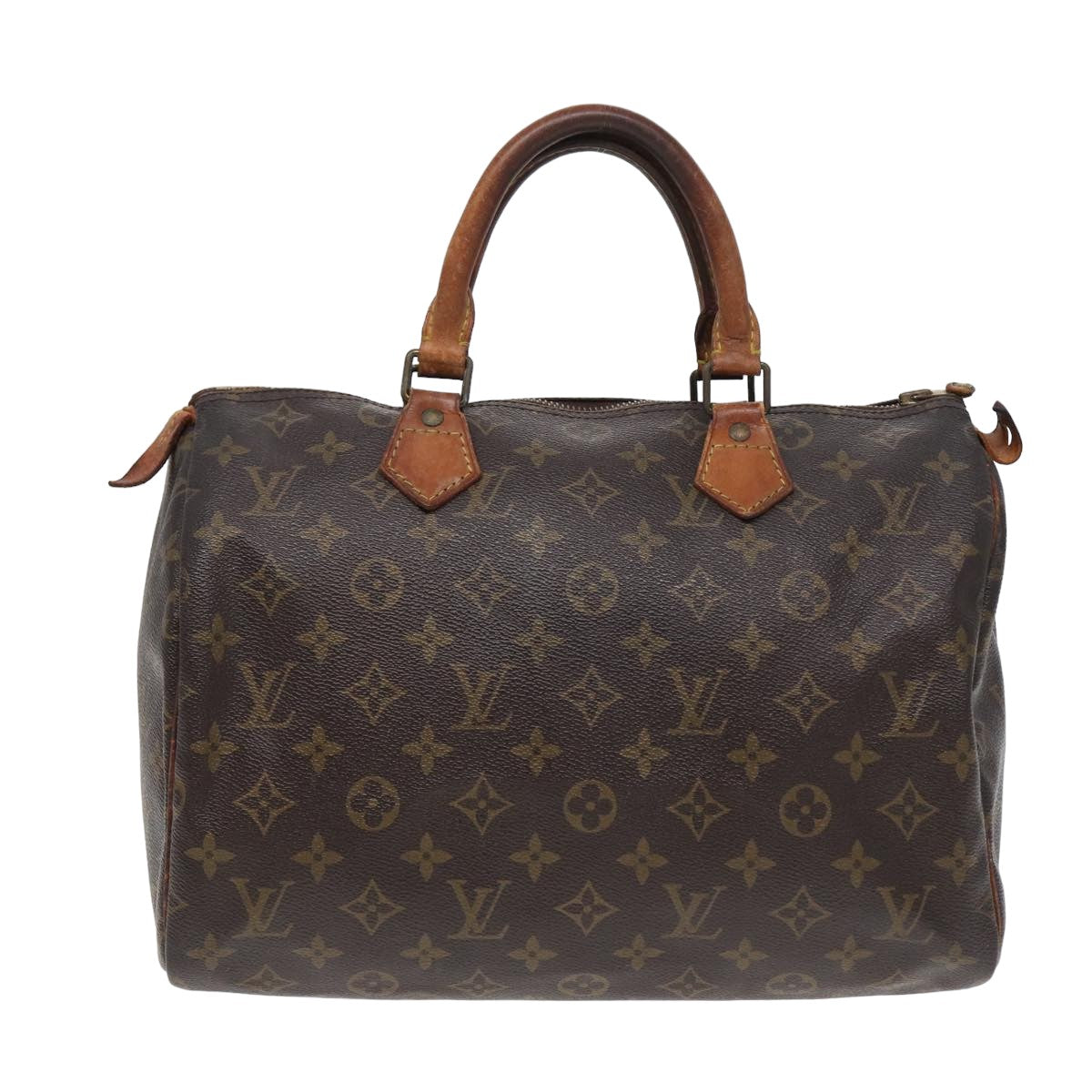 LOUIS VUITTON Monogram Speedy 30 Hand Bag M41526 LV Auth yk13855