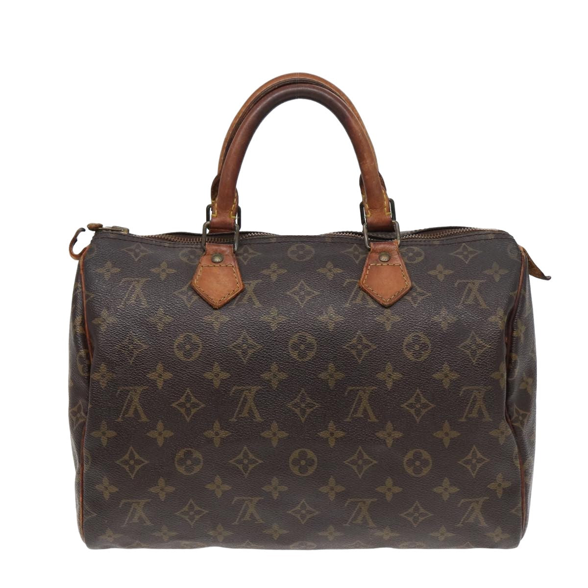 LOUIS VUITTON Monogram Speedy 30 Hand Bag M41526 LV Auth yk13855