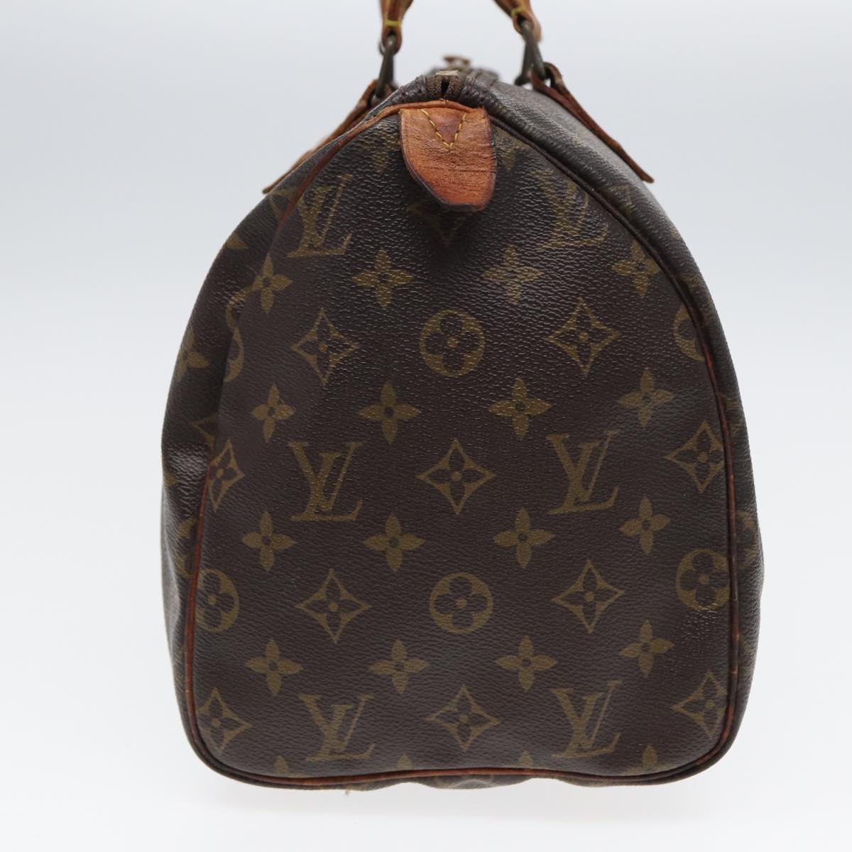 LOUIS VUITTON Monogram Speedy 30 Hand Bag M41526 LV Auth yk13855