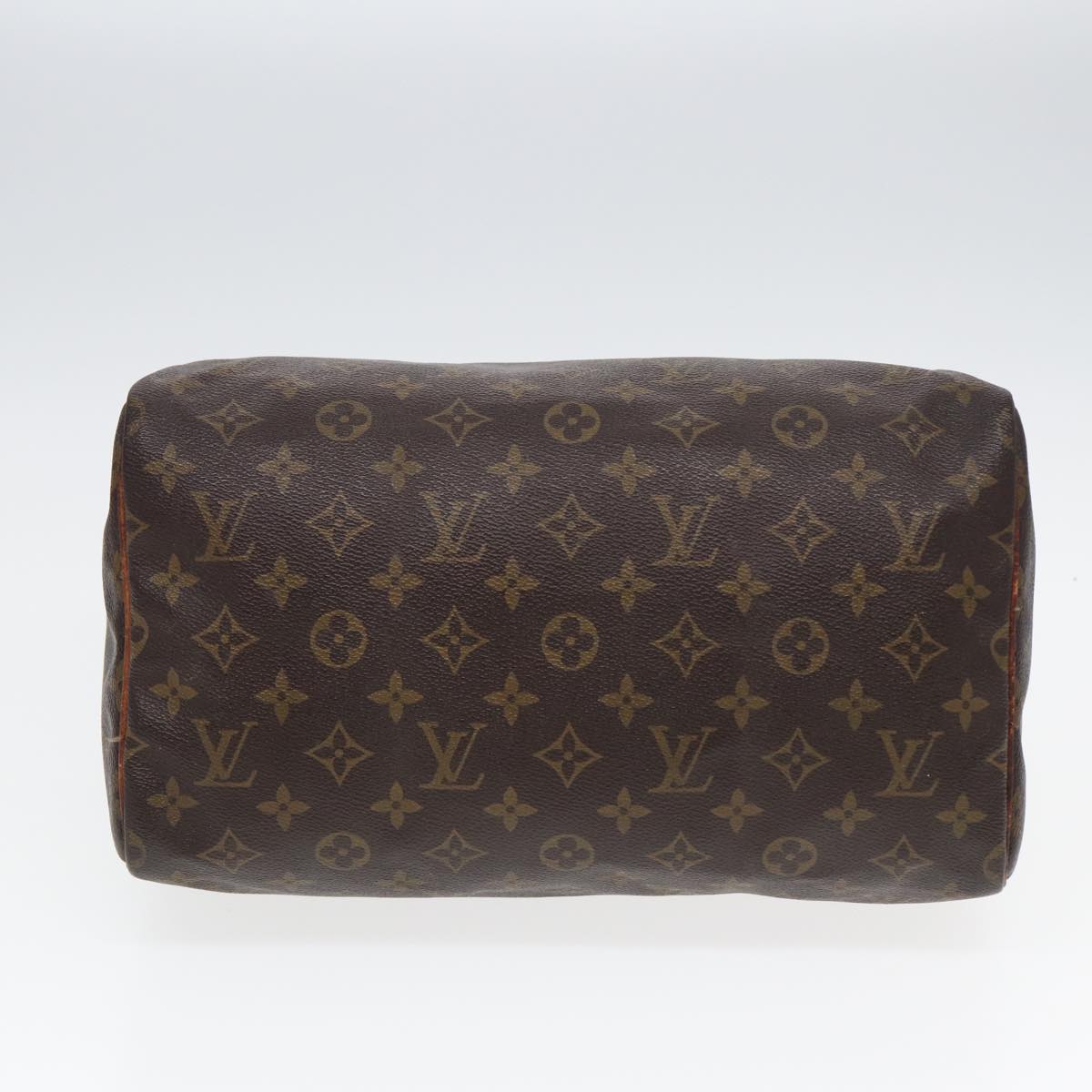 LOUIS VUITTON Monogram Speedy 30 Hand Bag M41526 LV Auth yk13855