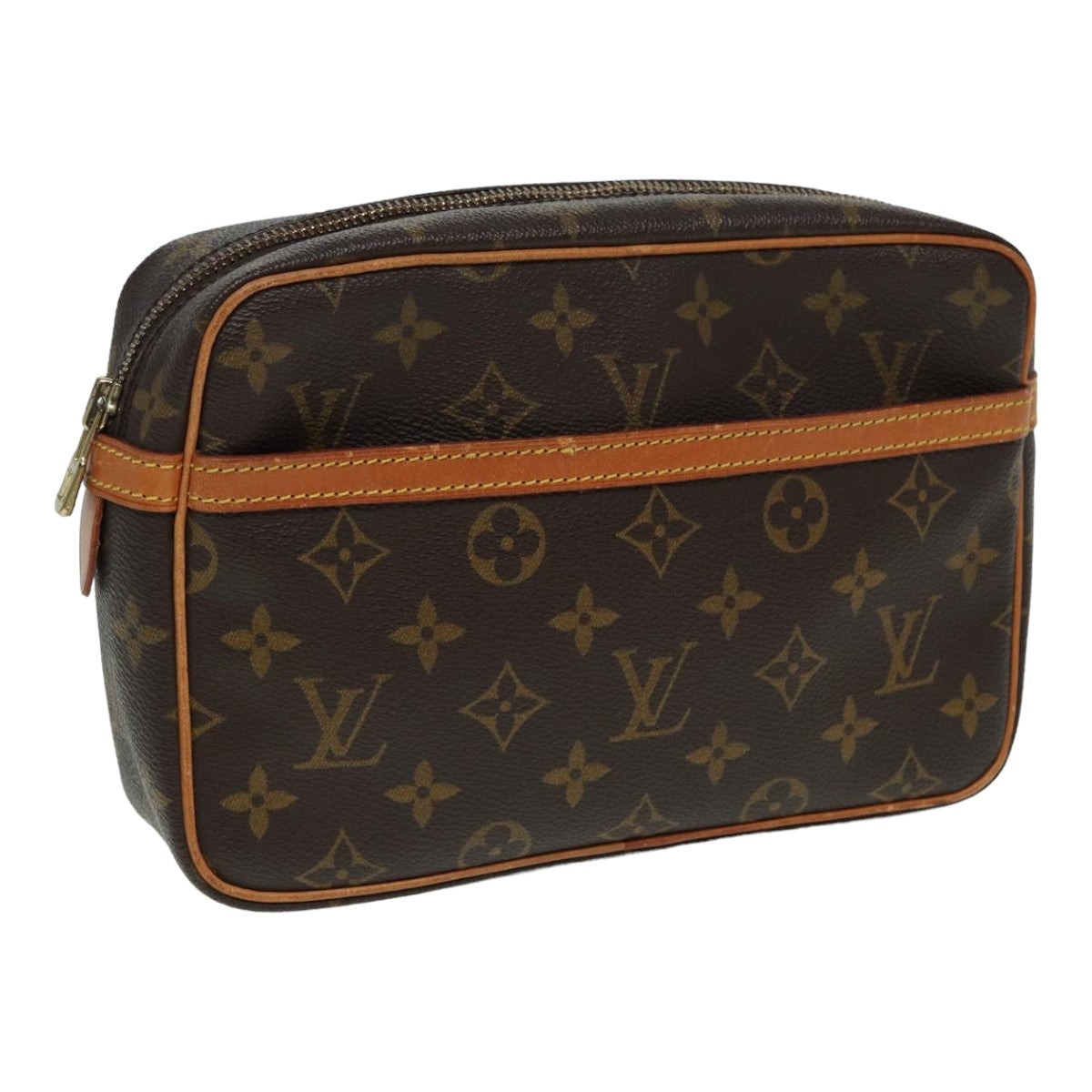 LOUIS VUITTON Monogram Compiegne 23 Clutch Bag M51847 LV Auth yk13919