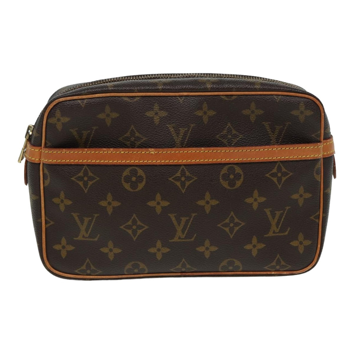 LOUIS VUITTON Monogram Compiegne 23 Clutch Bag M51847 LV Auth yk13919