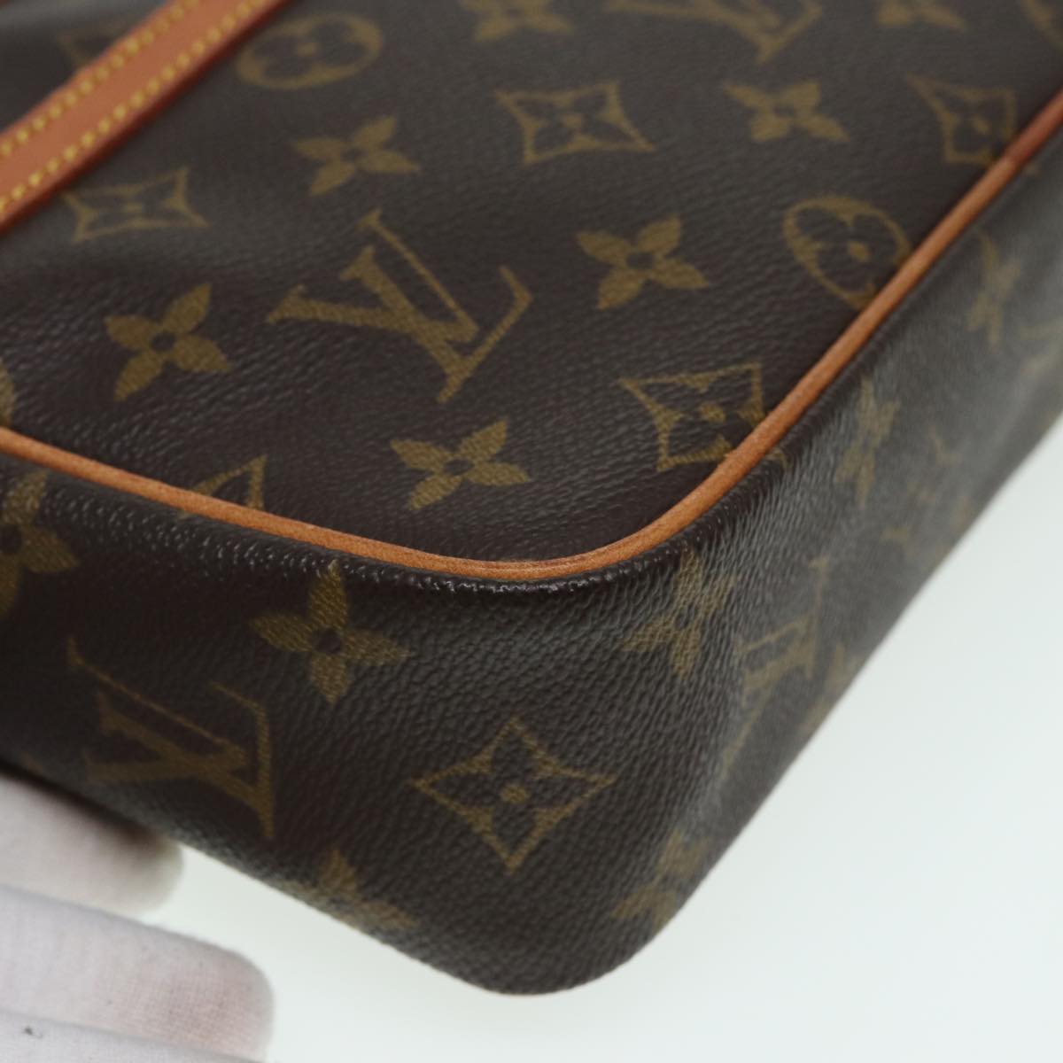 LOUIS VUITTON Monogram Compiegne 23 Clutch Bag M51847 LV Auth yk13919