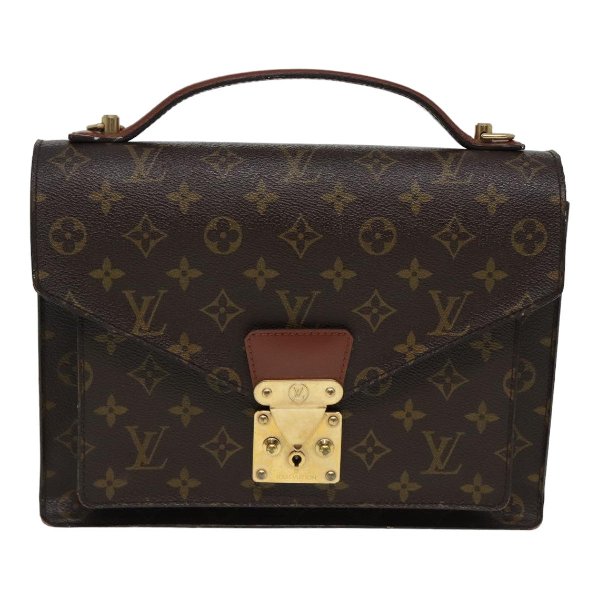 LOUIS VUITTON Monogram Monceau 28 Hand Bag 2way M51185 LV Auth yk13925