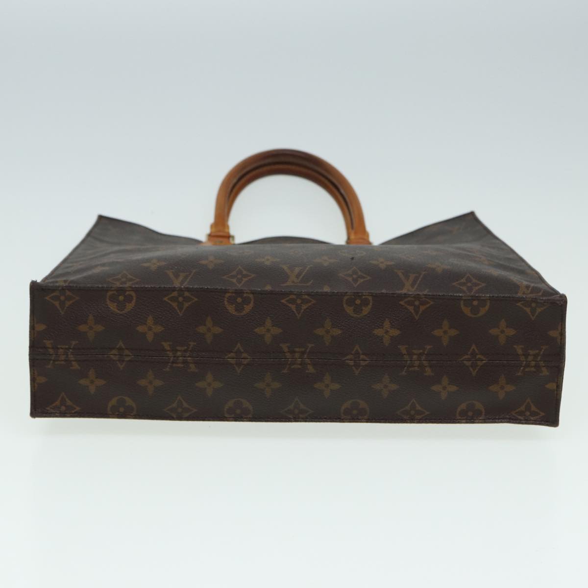 LOUIS VUITTON Monogram Sac Plat Hand Bag M51140 LV Auth yk13934