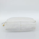 FENDI Hand Bag Leather 2way White Auth yk13942-15
