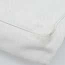 FENDI Hand Bag Leather 2way White Auth yk13942-10