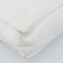 FENDI Hand Bag Leather 2way White Auth yk13942-18