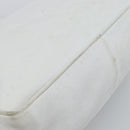 FENDI Hand Bag Leather 2way White Auth yk13942-11