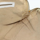 FENDI Hand Bag Leather 2way White Auth yk13942-26