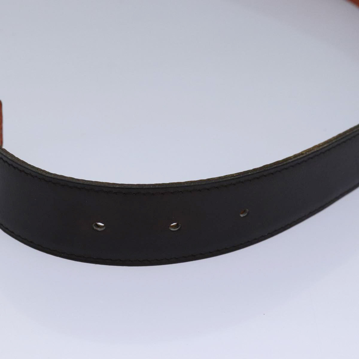 HERMES Constance Belt Leather 37.4"" Brown Auth yk13944