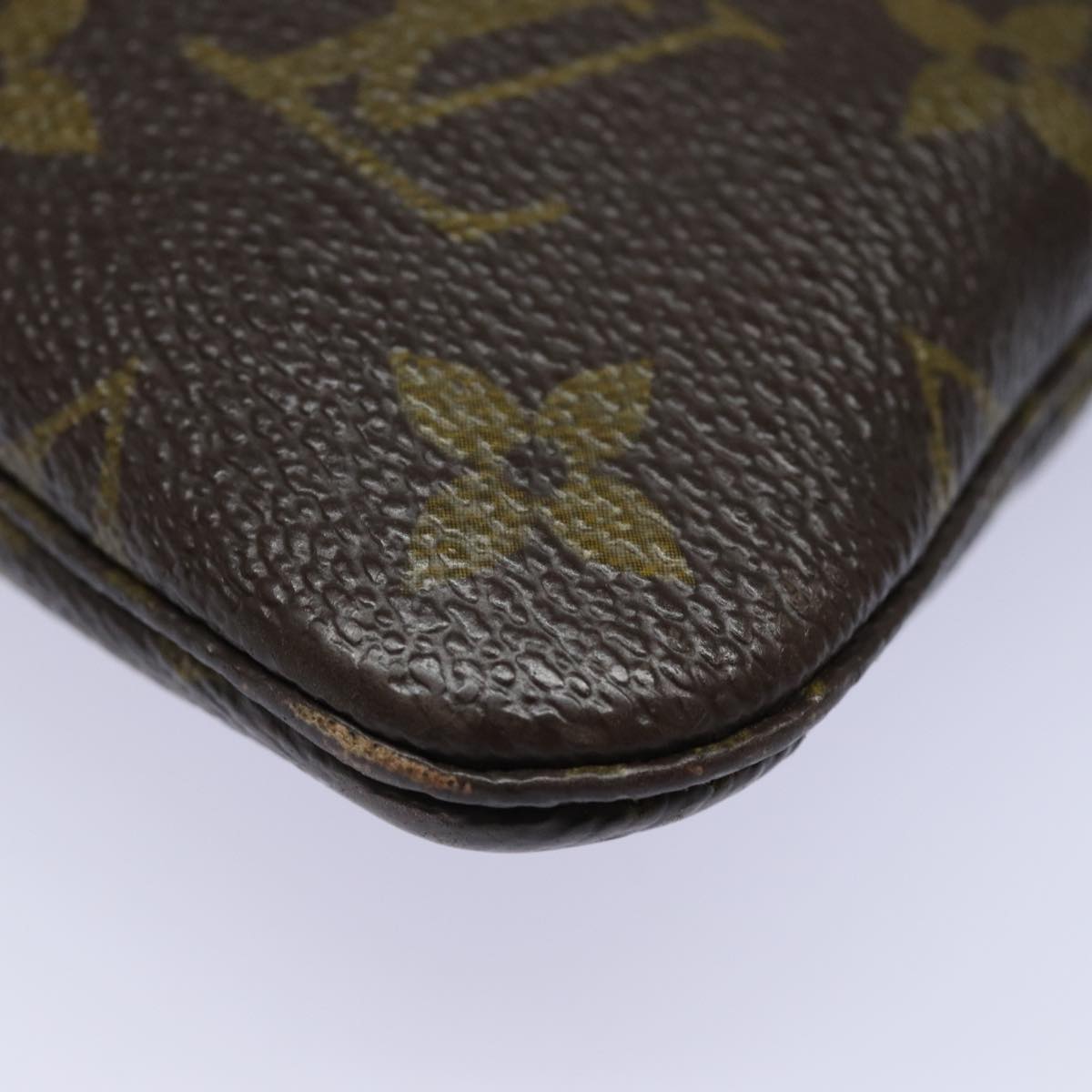 LOUIS VUITTON Monogram Pochette Priant Clutch Bag M51805 LV Auth yk13954