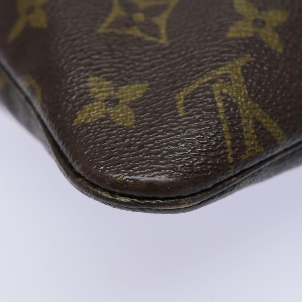 LOUIS VUITTON Monogram Pochette Priant Clutch Bag M51805 LV Auth yk13954