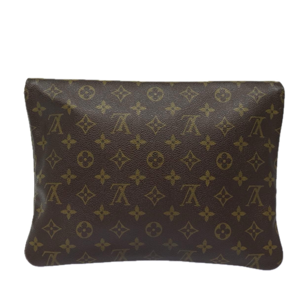 LOUIS VUITTON Monogram Pochette Priant Clutch Bag M51805 LV Auth yk13954 - 0