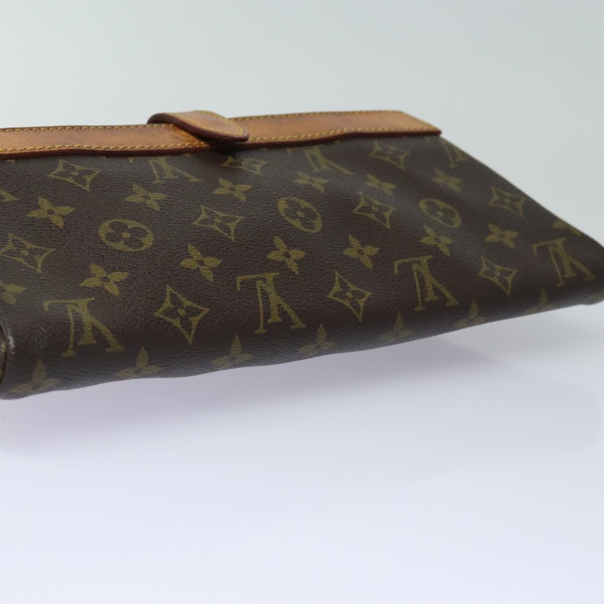 LOUIS VUITTON Monogram Pochette Priant Clutch Bag M51805 LV Auth yk13954