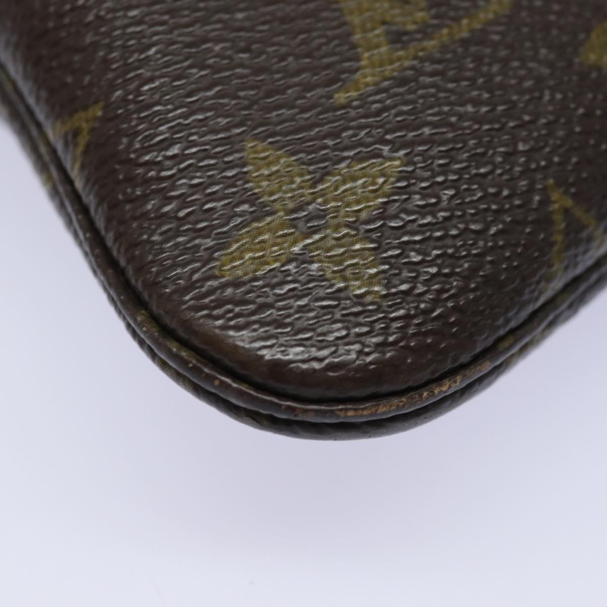 LOUIS VUITTON Monogram Pochette Priant Clutch Bag M51805 LV Auth yk13954