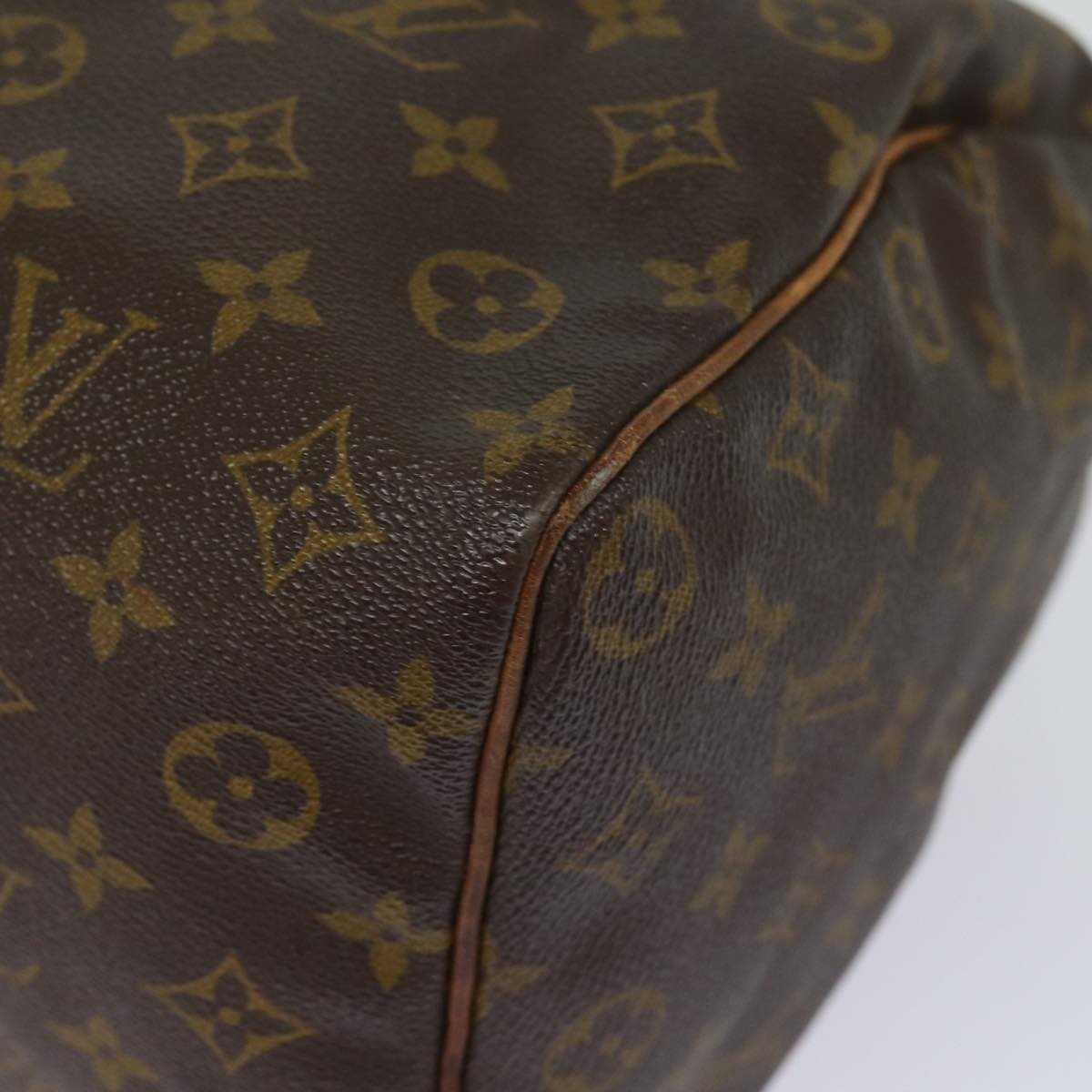 LOUIS VUITTON Monogram Speedy 35 Hand Bag Vintage M41524 LV Auth yk13969