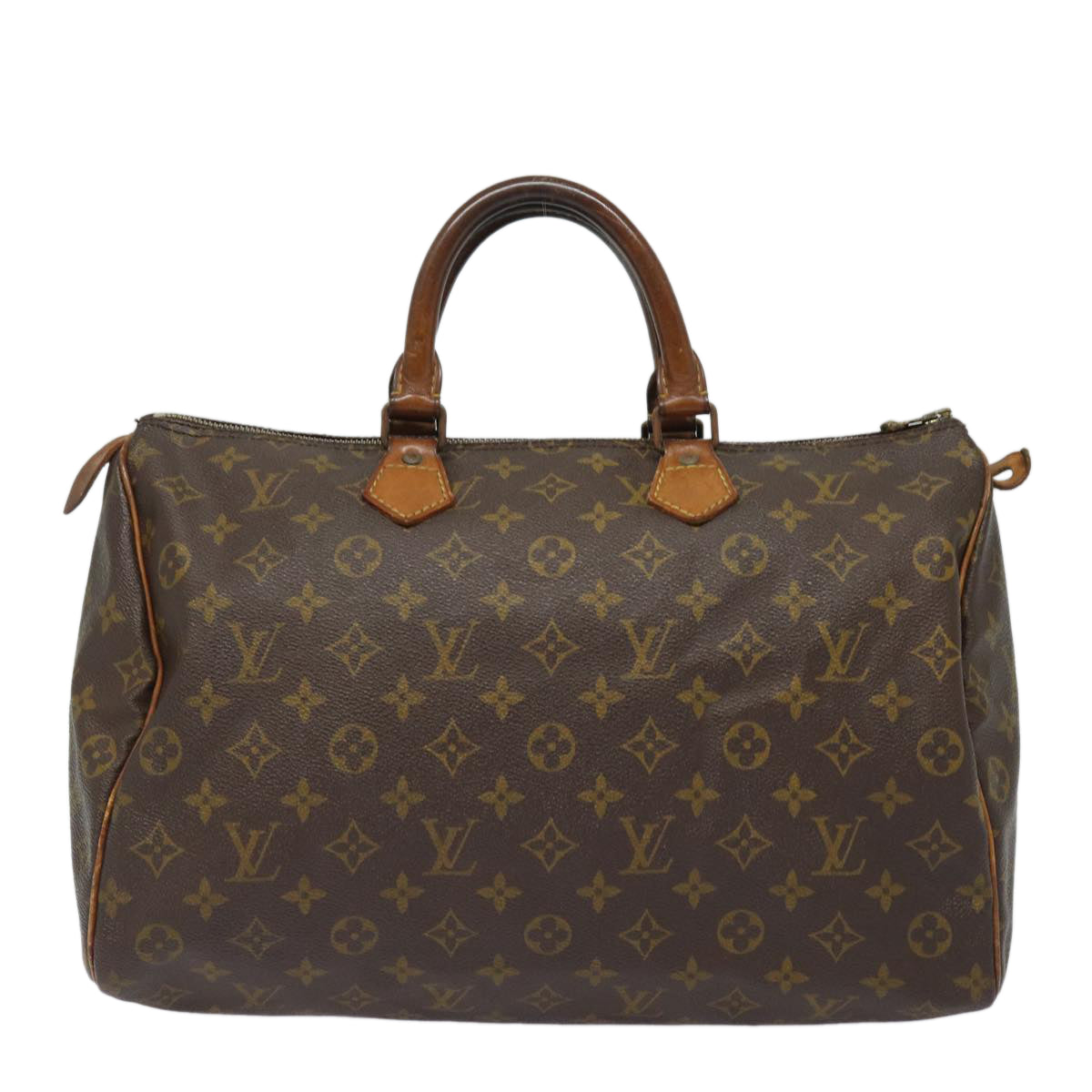 LOUIS VUITTON Monogram Speedy 35 Hand Bag Vintage M41524 LV Auth yk13969