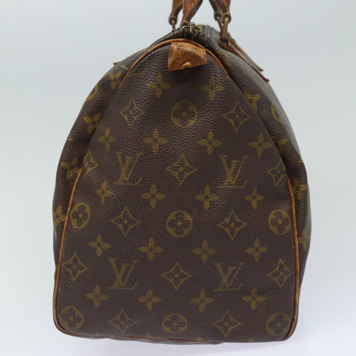 LOUIS VUITTON Monogram Speedy 35 Hand Bag Vintage M41524 LV Auth yk13969